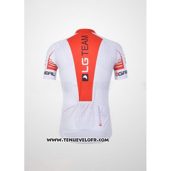 2011 Maillot Ciclismo Louis Garneau Noir et Blanc Manches Courtes et Cuissard